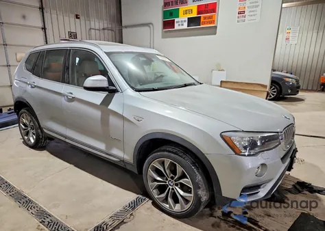 2017 BMW X3 xDrive28I from USA, damaged, VIN 5UXWX9C31H0W76399